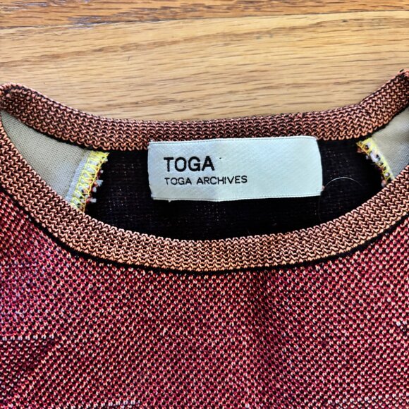 TOGA Toga Archives Women's Knit geometric pattern top - Picture 4 of 8